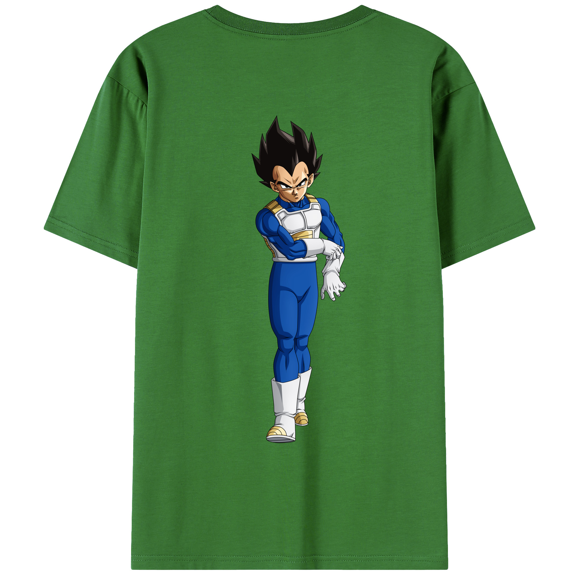 （画像用） ドラゴンボール ベジータ四世（Bejīta Yonsei）DRAGON BALL Vegeta IV レディース半袖Tシャツ(バックプリント)
